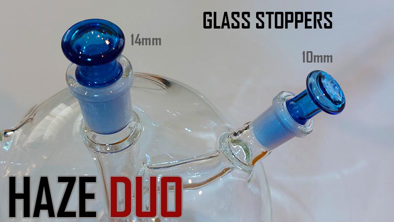 Glass Stoppers for the Haze DUO Vape Bong NZ