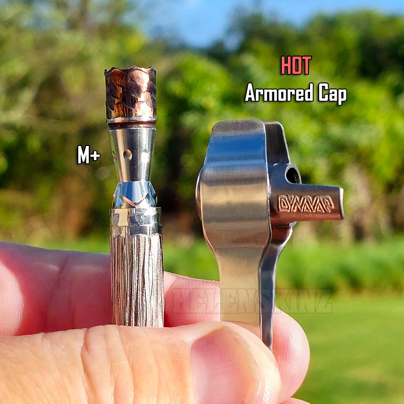 DynaVap Armored Cap removed with Tongs NZ