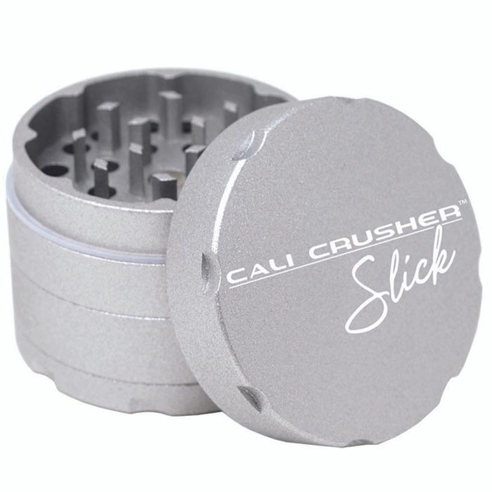 Silver Cali Crusher OG Slick Non-Stick Ceramic 4PC Grinders NZ