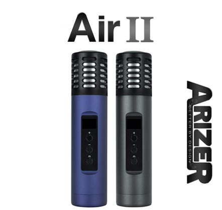 Blue and Black Arizer Air 2 Dry Herb Vaporizers NZ