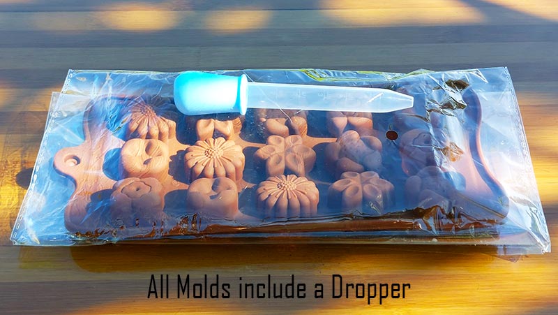 Silicone Molds with Dropper for Herbal Infusions NZ