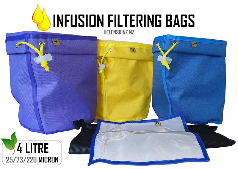 Helenskinz Infusion Shop NZ Filter Bag Kit 3-Pack NZ