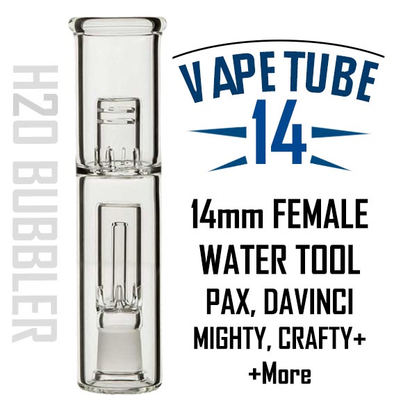 VAPETUBE 14 Water Bubbler Tool 14mm for Pax, Mighty, IQ2 Vape NZ