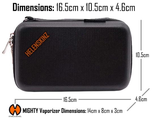 Mighty+ Vape Shockproof Storage Case Dimensions NZ