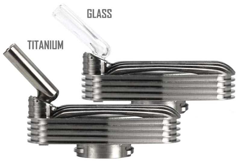 Titanium & Glass Mouthpieces Stainless Cooling Unit NZ