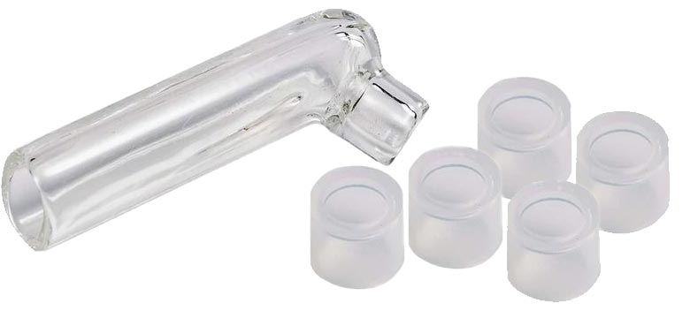 Spare Glass Mouthpiece & 5 Grommets