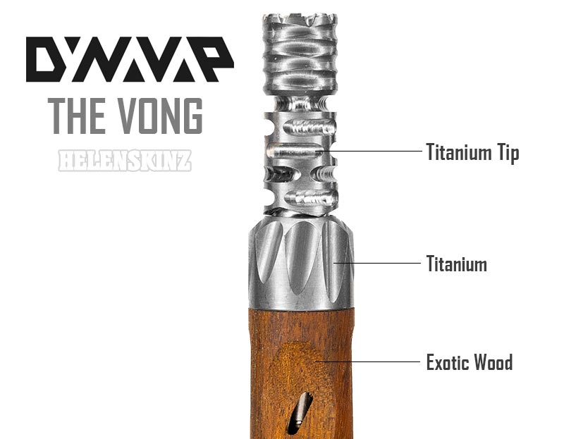 Components of the The DynaVap VonG Vaporizer NZ