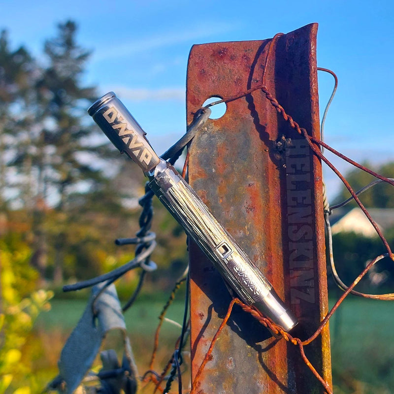 Outdside with the Silver DynaVap 2023 The M Plus NZ