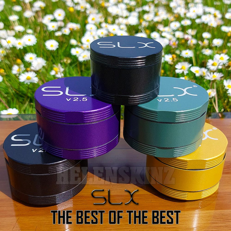 5 Colors of SLX Slicks Non Stick Ceramic Coated Herb Grinders NZ