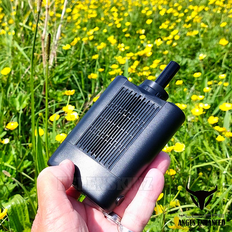 Yllvape Angus Enhanced Straight Black Glass Stem NZ