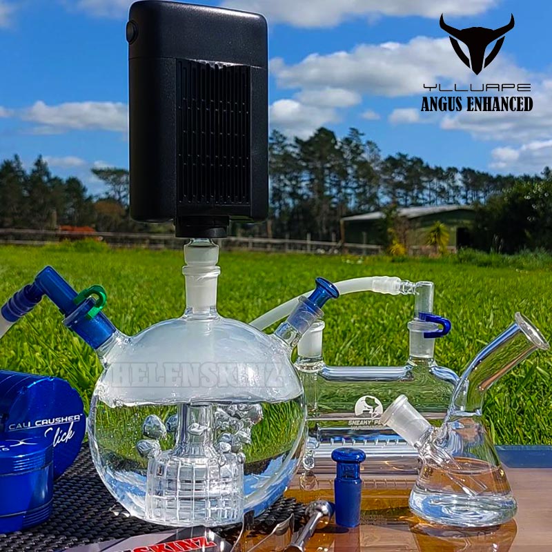 Yllvape Water Pipe Adapter in Base Stem on Angus Enhanced Vaporizer NZ