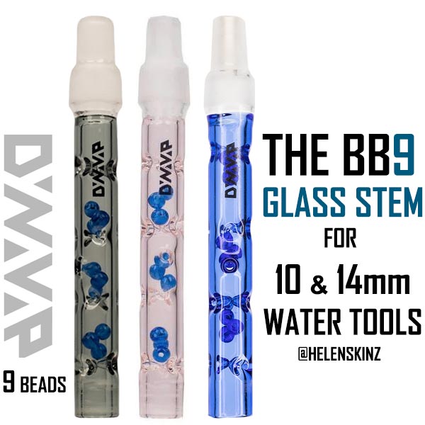 Dynavap BB9 Beaded Glass Stems for 10 & 14mm Water Tools