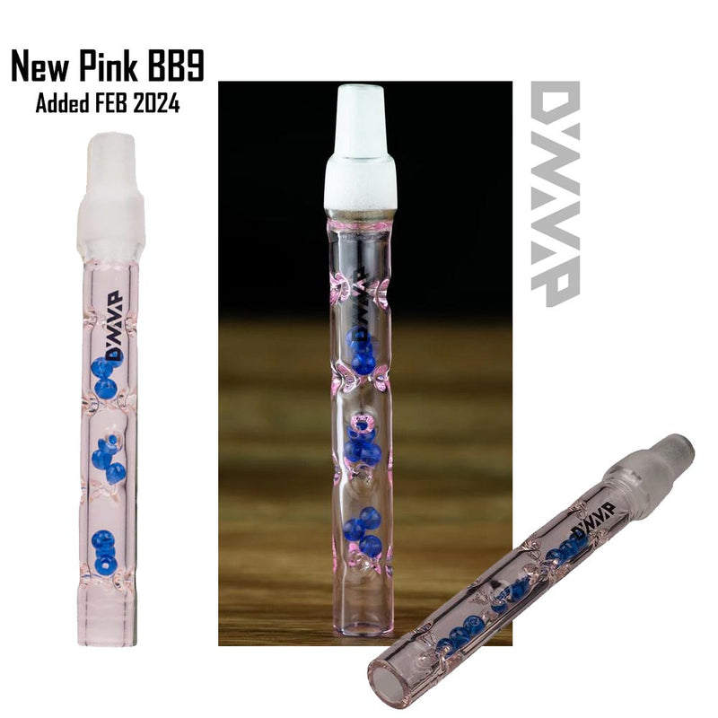 Dynavap BB9 PINK Beaded Glass Stems for 10 & 14mm Water Tools