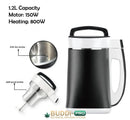 BUDDi Pro 1.2L Capacity, 150w Motor & 800w Heating