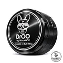 Black DRoo 3 Piece 55mm Grinderoo Herb Grinder NZ