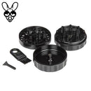 Fully opened EasyRoo 3pc 63mm Non-Stick Herb Grinder NZ