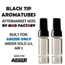 Arizer Solo Mod Glass Stem - Black Mouthpiece NZ