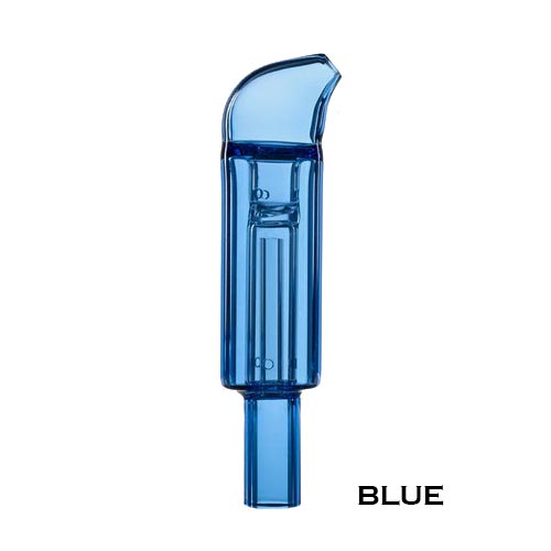 Blue POTV Glass Curved Mini Bubbler