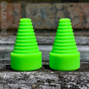 Bong Plugs Green - 1 Pair