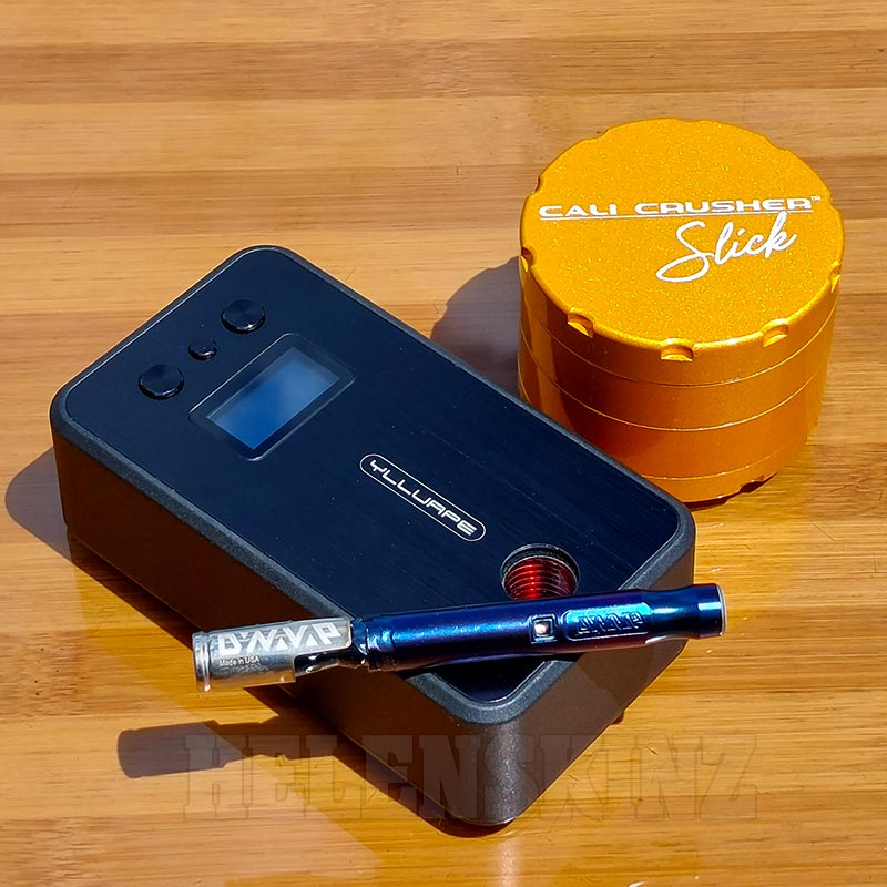 Yllvape V2.0 Heater with Cali Crusher OG Slick Non-Stick Ceramic 4PC Grinders NZ