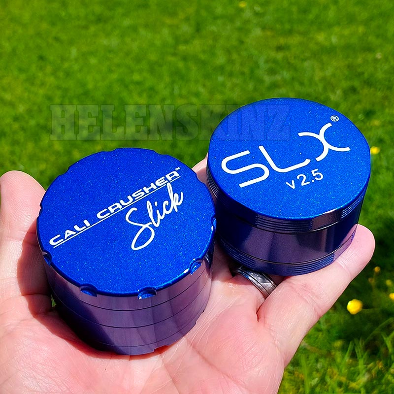 Cali Crusher OG Slick Non-Stick Ceramic 4PC Grinder and SLX Blue NZ
