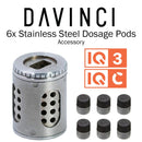DaVinci Stainless Steel Dosage Pod inside the Smell Proof Silicone Case NZ