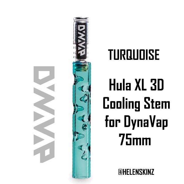 Turquoise Hula XL 3D Cooling Stem for DynaVap color NZ