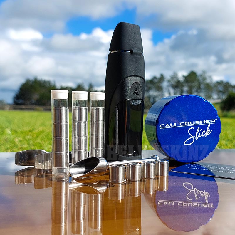 Dosing Capsules for the G Pen Elite 2 Medical Vaporizer with Cali Crusher Grinder and Herb Scoop NZ
