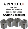 Stainless Steel Dosing Capsules for G Pen Elite 2 Vaporizer NZ