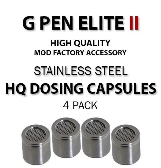 Stainless Steel HQ Dosing Capsules for G Pen Elite 2 Vaporizer NZ