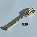Gold Metal Herb Scoop