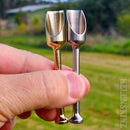 Gold & Titanium Metal Herb Scoops NZ