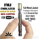 FMJ EMBLAZER - Full Metal Jacket for Dynavap Cap NZ