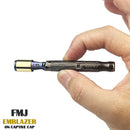 Close up of FMJ EMBLAZER - Full Metal Jacket for Dynavap Cap NZ