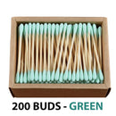 Green Bamboo Stick Cotton Buds for Cleaning Herbal Vapes NZ