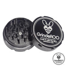 Open GrindeROO  Black 2pc Premium Biscuit 55mm Grinder NZ