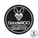 Top of GrindeROO  Black 2pc Premium Biscuit 55mm Grinder NZ