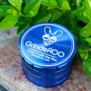 The OG GrindeROO 4 Piece 63mm Premium Blue Herb Grinder NZ
