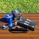 GrindeRoo Aluminium RooTube 2.0 Stash Tin with or without 8x S&B Dosing Capsules in NZ