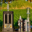 Mighty+ Medic with Healthy Rips Water Pipe Adapter connected to bubbler NZ