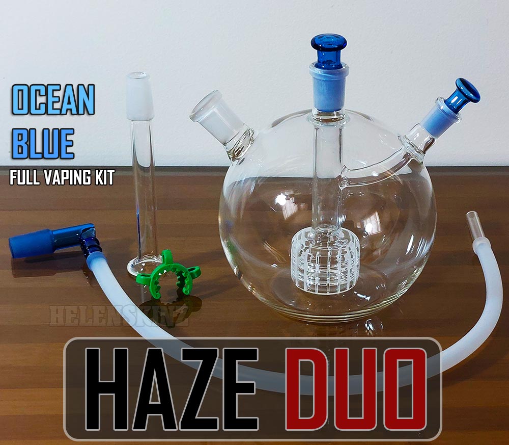 HAZE DUO Vaporizer Bong Dual Custom Designed H2O Vaping Kit NZ