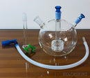 Haze DUO Bong with Blue Stoppers