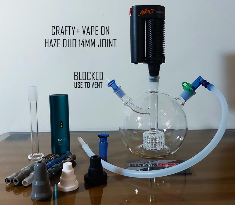Haze DUO Bong Vaping Kit for Crafty & Mighty NZ