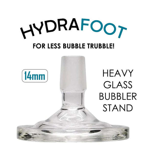 Glass HydraFoot Stands for Storing Bubblers NZ.