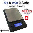 POCKET SCALES - VIRUS 50g X 0.01g INFYNITY SCALES NZ