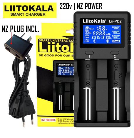LiitoKala Lii-PD2 220v Multi Battery Chargers NZ
