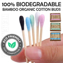Colored Bamboo Stick Cotton Buds for Cleaning Herbal Vapes NZ