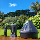 Volcano, Mighty+ with Bent Stem and Elite 2 vapes