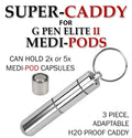 Super-Caddy for the Elite 2 Medical Vaporizer Medi-Pods.