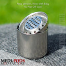 Close up of Medi-Pod Dosing Capsule with lid open